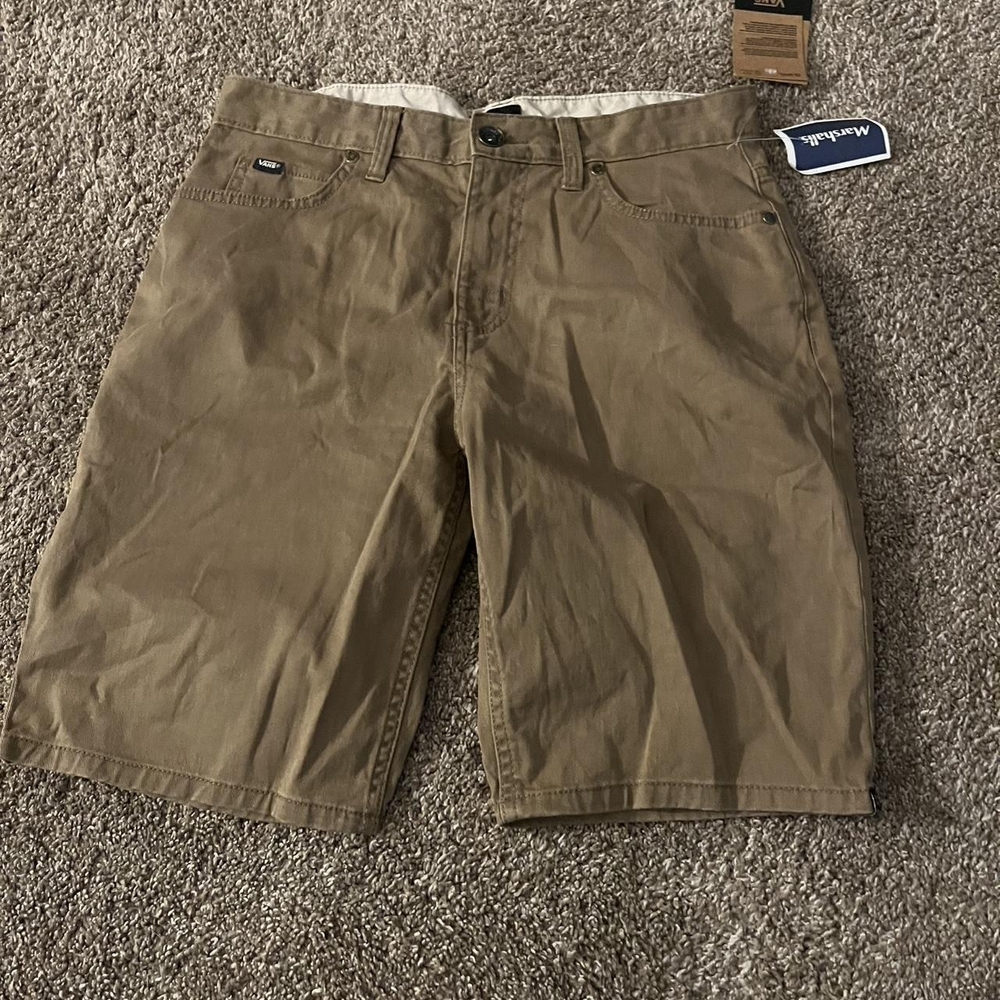Men's Khaki Shorts by Vans